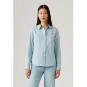 Levis for woman. 34574-0060 Shirt New Classic Fit blue (XS), Casual, Cotton, Long sleeve