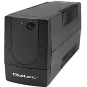 slomart Qoltec 53774 neprekinjeno napajanje (UPS) Line-Interactive 1 kVA 600 W 1 AC vtičnica