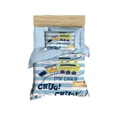 Lessential Maison PH162 Plavo Belo Zeleno Posteljina za Bebe