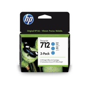 ČRNILO HP CYAN 712 ZA DESIGNJET 29ml; 3 PACK (3ED77A) (152397)