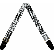 Cascha CUS-JW1 Jacquard Jermen za ukulele Ethnic Black & White