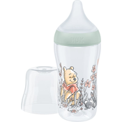 NUK Perfect Match Disney steklenička z indikatorjem temperature Winnie the Pooh 3m+ 260 ml