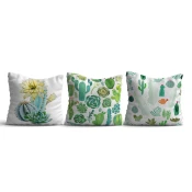 Aberto Design HMI KIR 112 Set od 3 dekorativna jastuka, 43 x 43 cm, Šareni