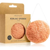 BrushArt Home Salon Konjac sponge nežna eksfoliacijska gobica za obraz Pink Clay 4 g