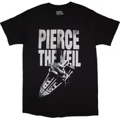Pierce The Veil Majica Large Text Unisex Black 2XL