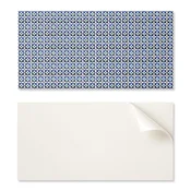 shumee Komplet samolepilnih PVC ploščic z geometrijskim vzorcem 10x40x20 cm
