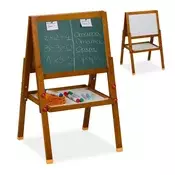 Northix Otroško stojalo 2v1 nastavljivo z magnetno tablo
