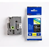 Trak p-touch tze-345 črn/bel 18mm BROTHER