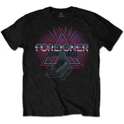 Foreigner Neon Guitar Black L Majica