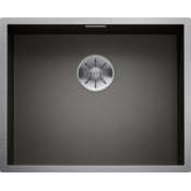 Blanco pomivalno korito ZEROX 500-U InFino DARK STEEL, brez daljinskega upravljalnika.