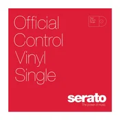 Serato Performance-Serie Vinyl RED kontrolna vinil ploca (Single)