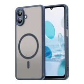 Hibridni ovitek HaloFrost II MagSafe za Samsung Galaxy A07 - navy blue