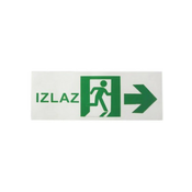Nalepnica za panik lampu - izlaz desno 250x90mm ( PL297/1 )