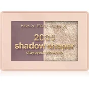 Max Factor 2000 Calorie Shadow Shaper duo senčila za oči odtenek 030 Shell Shadow 4 g