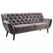 CHESTERFIELD SOFA tekstil siva, crna