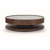 Casa Padrino luxury coffee table with glass top brown A 120 cm - Living room furniture