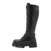 STEVE MADDEN Škornji z vezalkami Carina črna