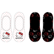 EPlus Komplet 2 parov ženskih nogavic - Hello Kitty mix Obutev: 39/42