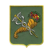 shumee Našitek grba mesta Harkiv - Podlaga za nalepko z likanjem/toplotnim varjenjem - Vezen našitek/značka/emblem
