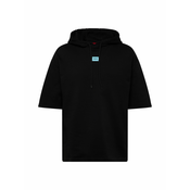 HUGO Sweater majica Dresley232, svijetloplava / crna