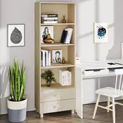 Vidaxl vidaXL HAMAR Omarica medeno rjava 60x35x180 cm masivni borov les