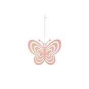 Viseči kovinski metulj PASTEL BUTTERFLY - več barv Barva: Rumena