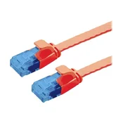 VALUE Value 21992023 RJ45 omrežni kabel\, Patch kabel CAT 6a U/UTP 3.00 m rdeča 1 kos, (20630736)