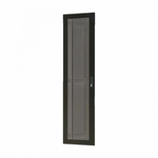 Vrata perforirana 42U, širine 600mm za kabinet Toten, črna
