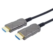 PremiumCord Ultra High Speed ??HDMI 2.1 optical fiber cable 8K@60Hz, gold-plated 50m