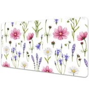 Decormat Podloga za pisalno mizo Polne Stokrotki 100x50 cm
