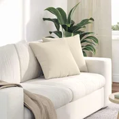 Jastucici za sofu 2 pcs Bež 45 x 45 cm tkanina