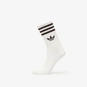 Nogavice adidas 3-Stripes Crew Socks 3 Pairs Off White/ Aurora Coffee/ Off White M