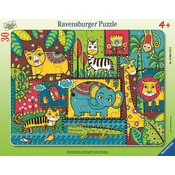 RAVENSBURGER Jungle Animals Puzzle 30 kosov