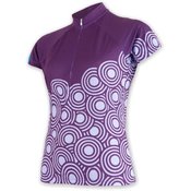 Sensor ženska kolesarska majica Circle, vijolična, S