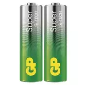 Baterija GP SUPER alkalna LR6 AA 2 ks folija 2/1