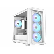 Kucište ASUS A23 PLUS TG ARGB/Micro-ATX/Mini-ITX/kaljeno staklo/bez napajanja/bela
