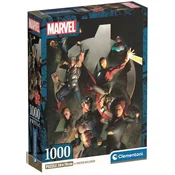 Clementoni - Puzzle Kompaktni Marvel Maščevalci II - 1 000 kosov