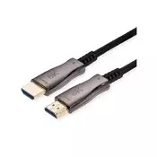 VALUE HDMI kabel 2.1 HDMI - HDMI Optical, AOC, 8K60Hz, M/M, 20m, crni 14.99.3485-1