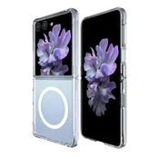 MaxMobile maskica za Samsung Galaxy Z Flip 8 DROP-PROOF PURE MAGSAFE prozirna
