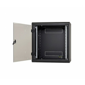 Triton zidni ormar 6U 370 600x400 crni sastavljen