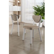Hanah Home Set stolica Arfe, 101x76x26 cm, 4 komada, Bež