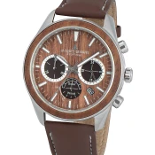 Jacques Lemans 1-2115B Eco Power Wood 44mm 10ATM