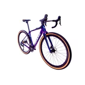 RINOS Sandman4.0 Carbon gravel kolo za cross country Shimano GRX400 Kros kolo karbon gramozno kolo iz ogljikovih vlaken, modra, 56 