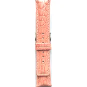 Kožni kaiš 22mm Roze boja 22.86