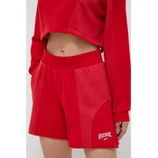 Bombažne kratke hlače Reebok Classic rdeča barva