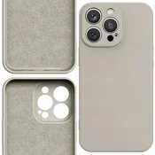 HURTEL Silikonski ovitek za iPhone 14 Plus bež
