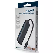 Gembird UHB-CM-U3P4P-01 Hub, 4xTip-C, USB 3.1