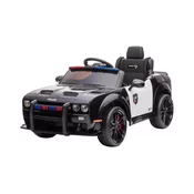 Električni avto Dodge Challenger Police avto 50W/4500 mAh črna/bela