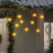 Vidaxl Božična svetilka 10 LED rumena 10 cm