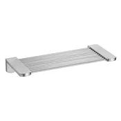 X-STEEL polica za prho, mat iz nerjavečega jekla - Chrome - 270x40x110 mm - Sapho - X-STEEL - 120 - Medenina; Nerjaveče jeklo - 270 - Polica - Žica - 270 - 40 - 110 - 0.75 - 14